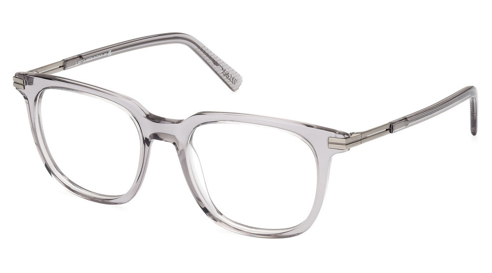 NWT Ermenegildo Zegna EZ5273-52020 Gray Square 52mm Glasses